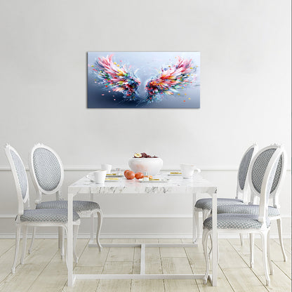 Colorful Wings Full Of Flowers