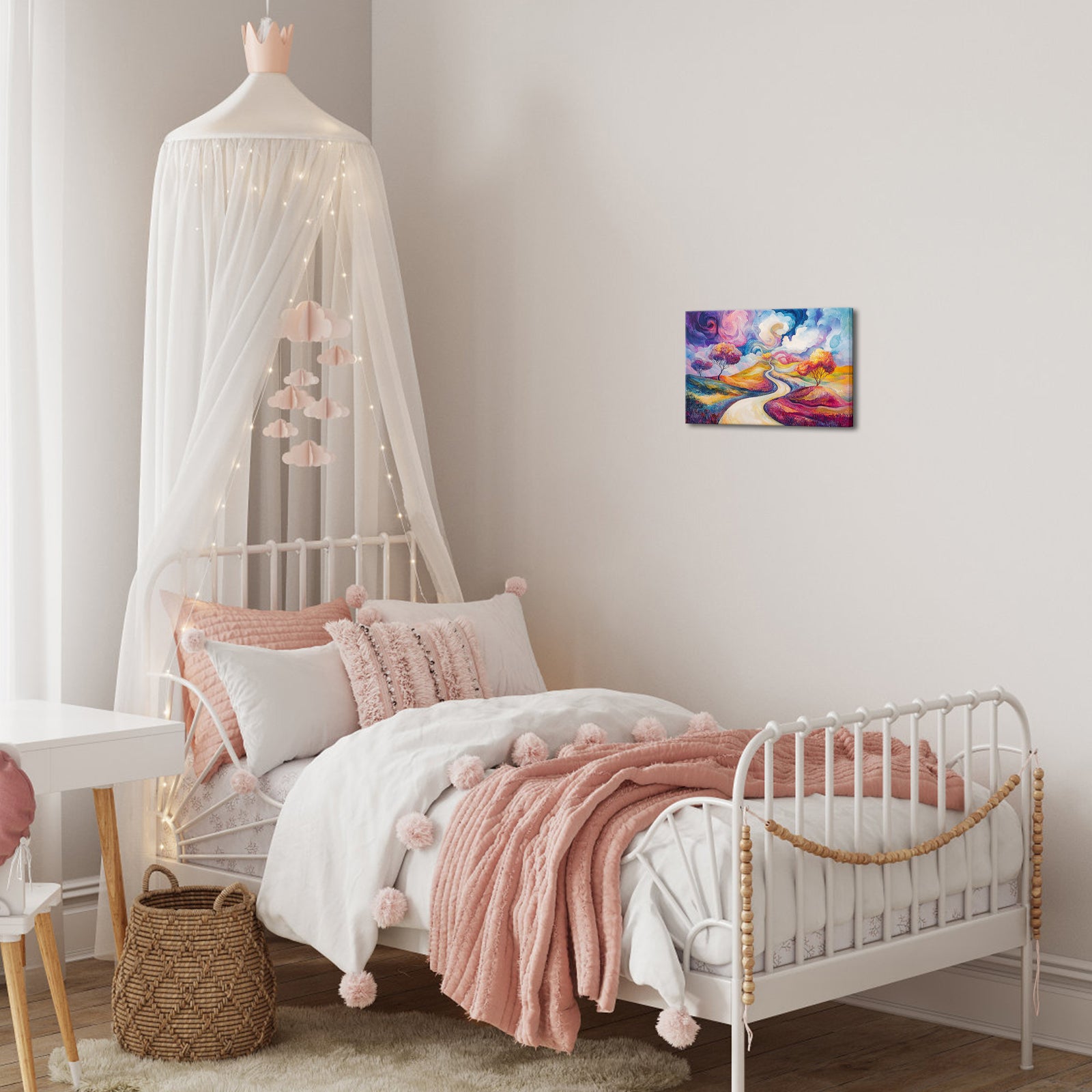 Winding Road Through Colorful Landscape