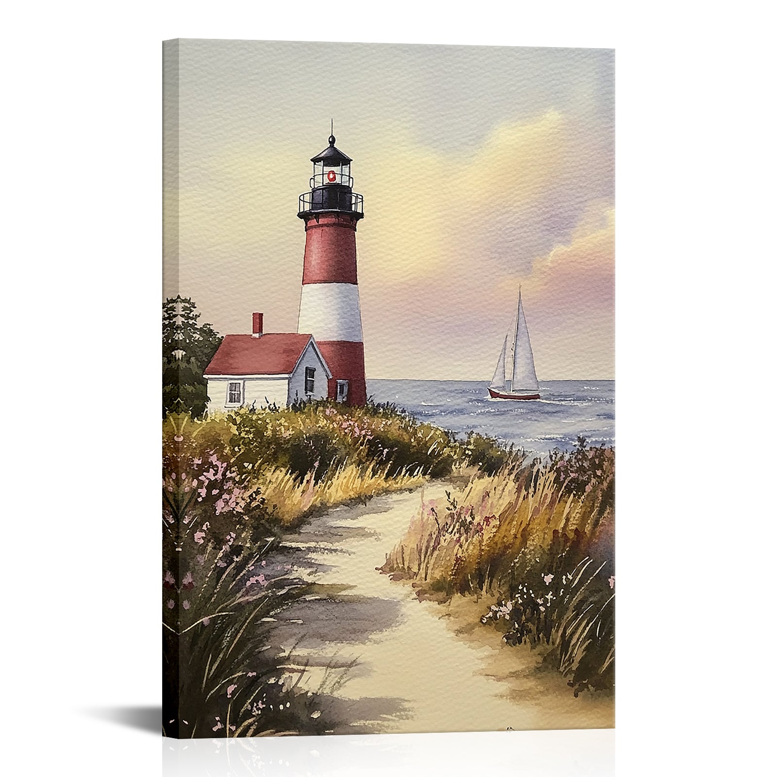 Coastal Serenity Lighthouse