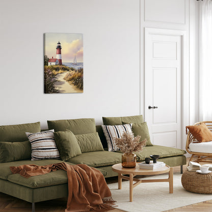 Coastal Serenity Lighthouse