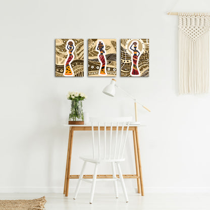 African-Inspired Dancing Woman