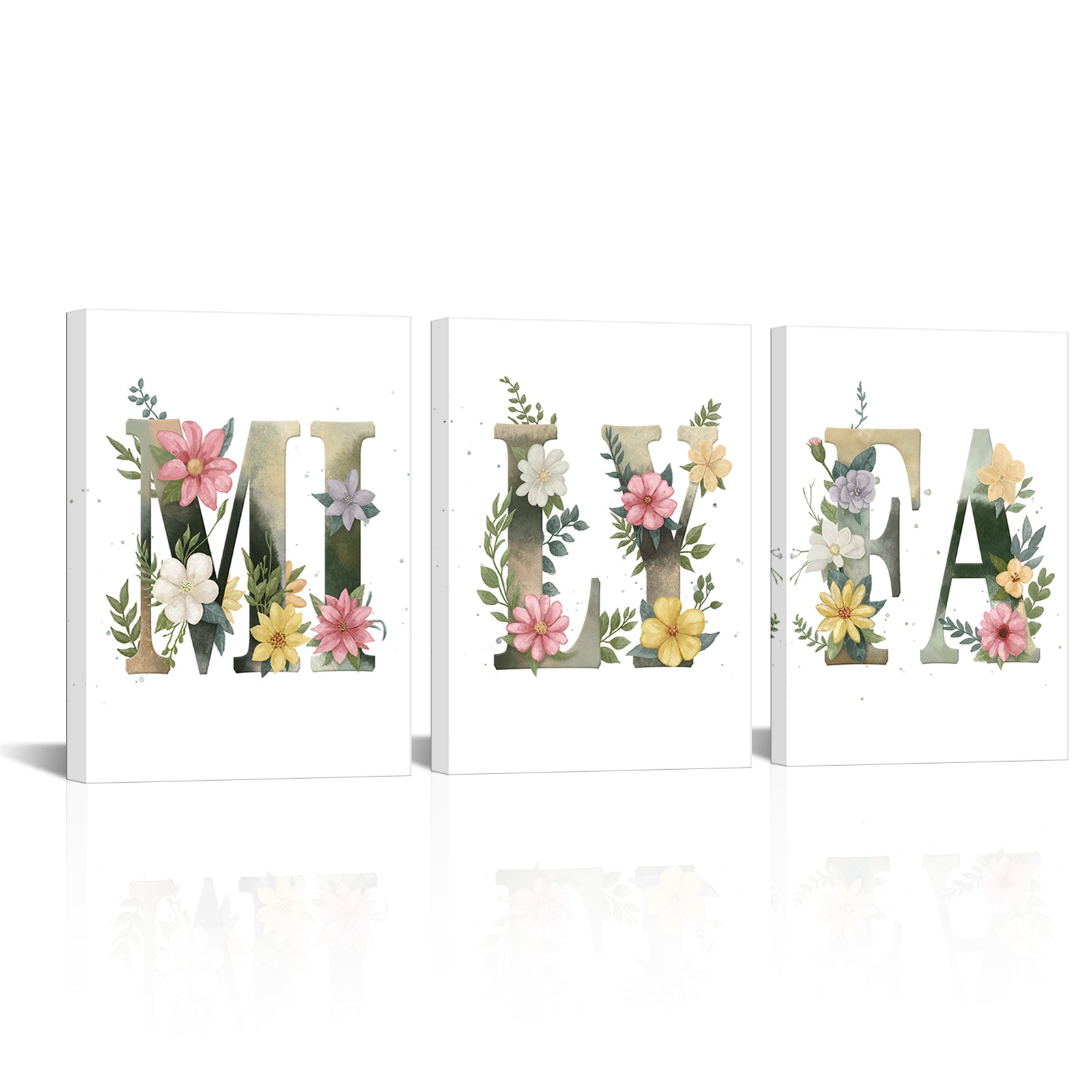 Floral Initial Letters