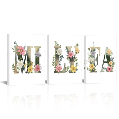 Floral Initial Letters