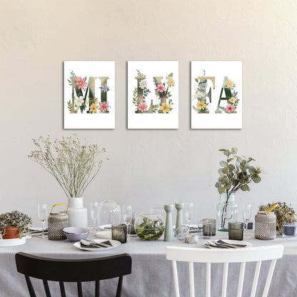 Floral Initial Letters