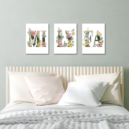 Floral Initial Letters