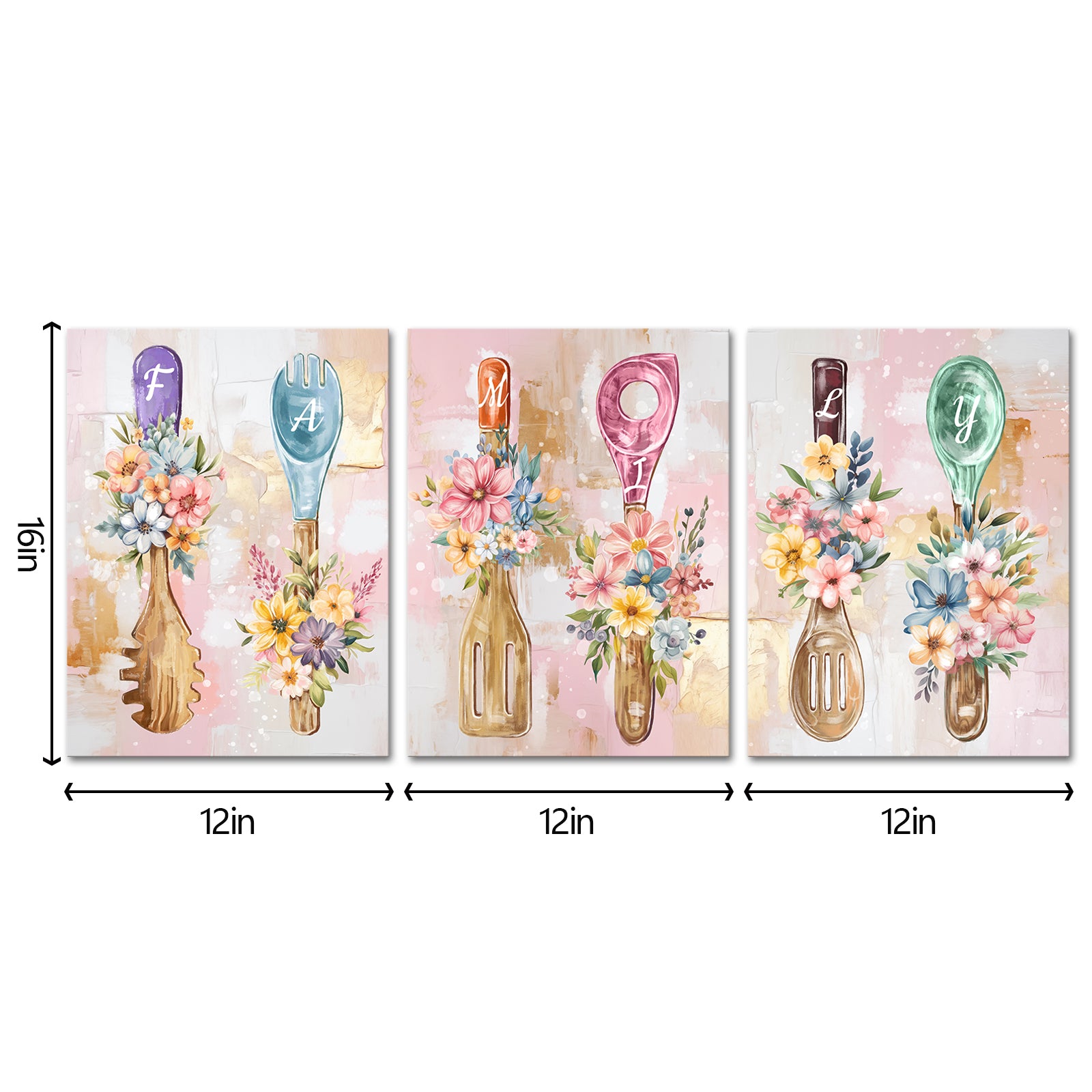 Pastel-Colored Spoons And Forks