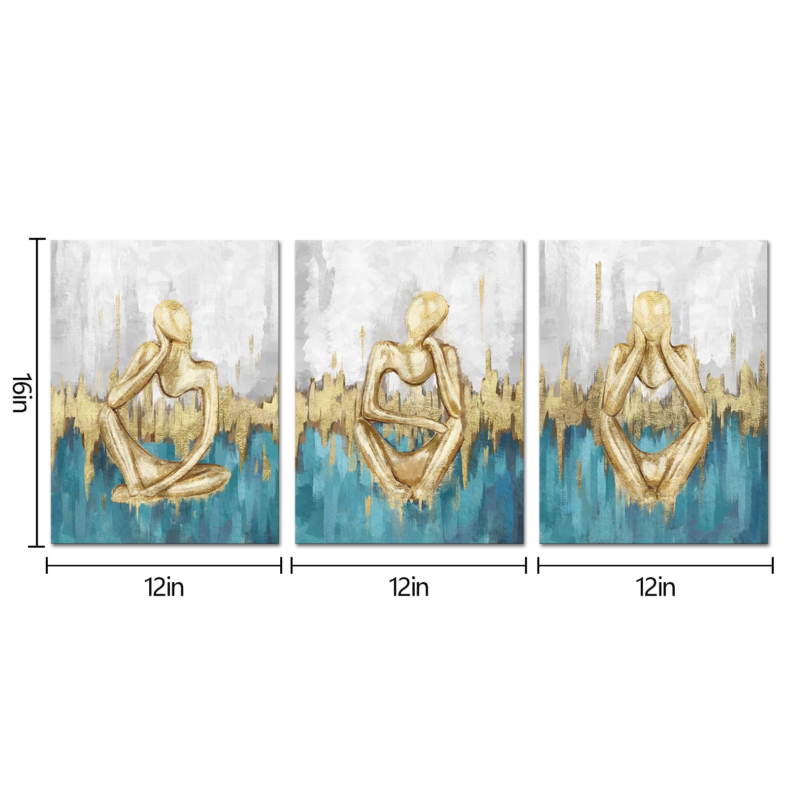 high quality split abstract canvas prints
