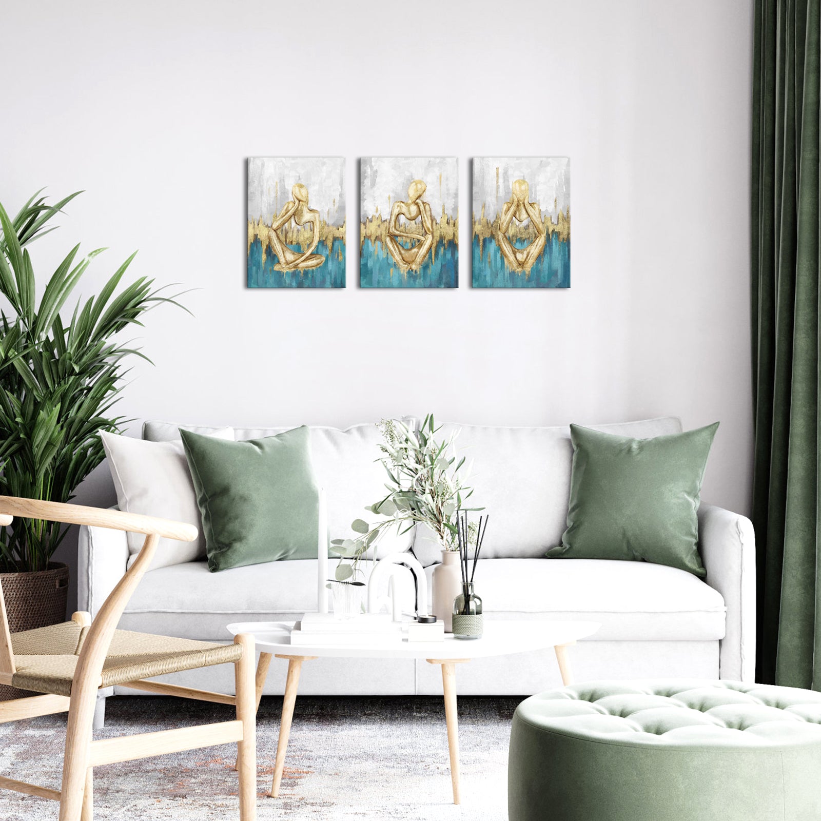 high quality split abstract canvas prints