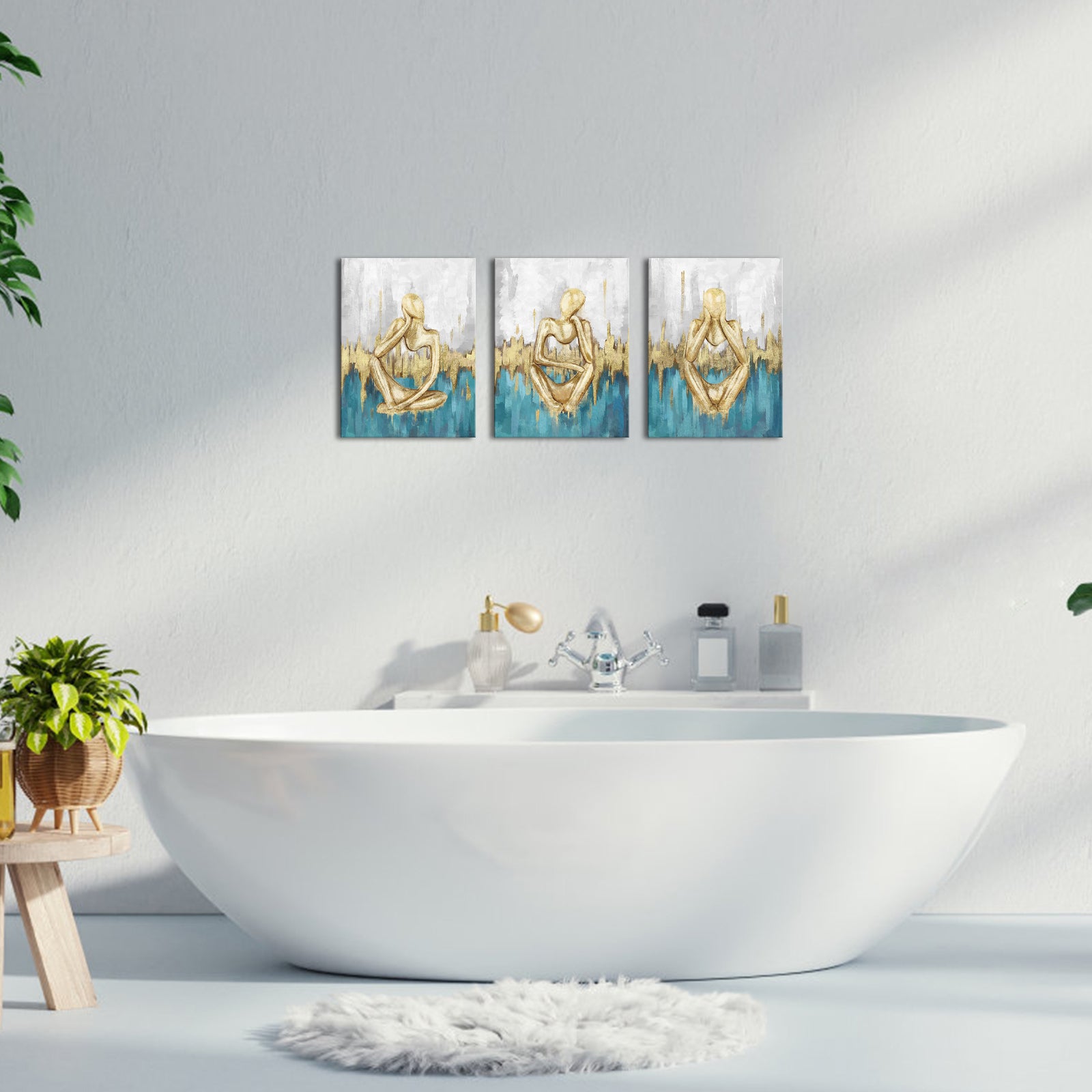 high quality split abstract canvas prints