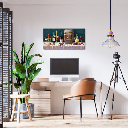 Wine Feast canvas print sale for dining room