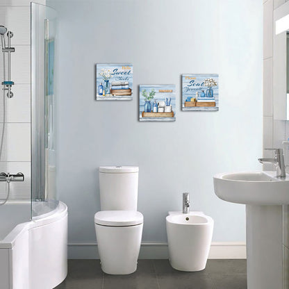 3 piece canvas wall art set for bedroom